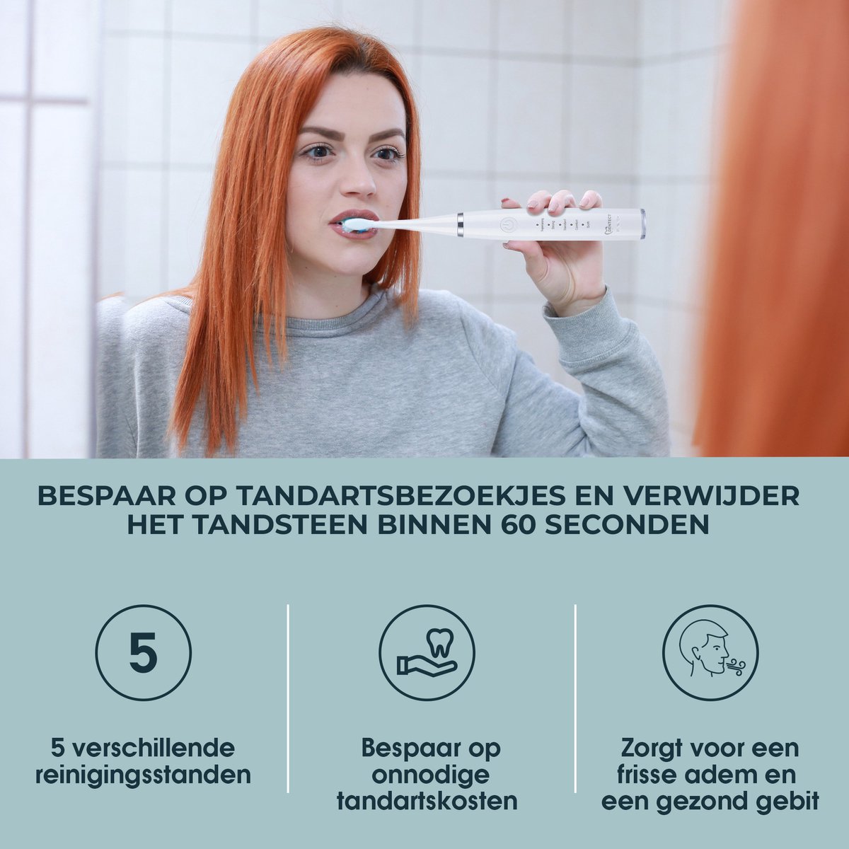 Dentect Elektrische Tandsteenverwijderaar - Wit