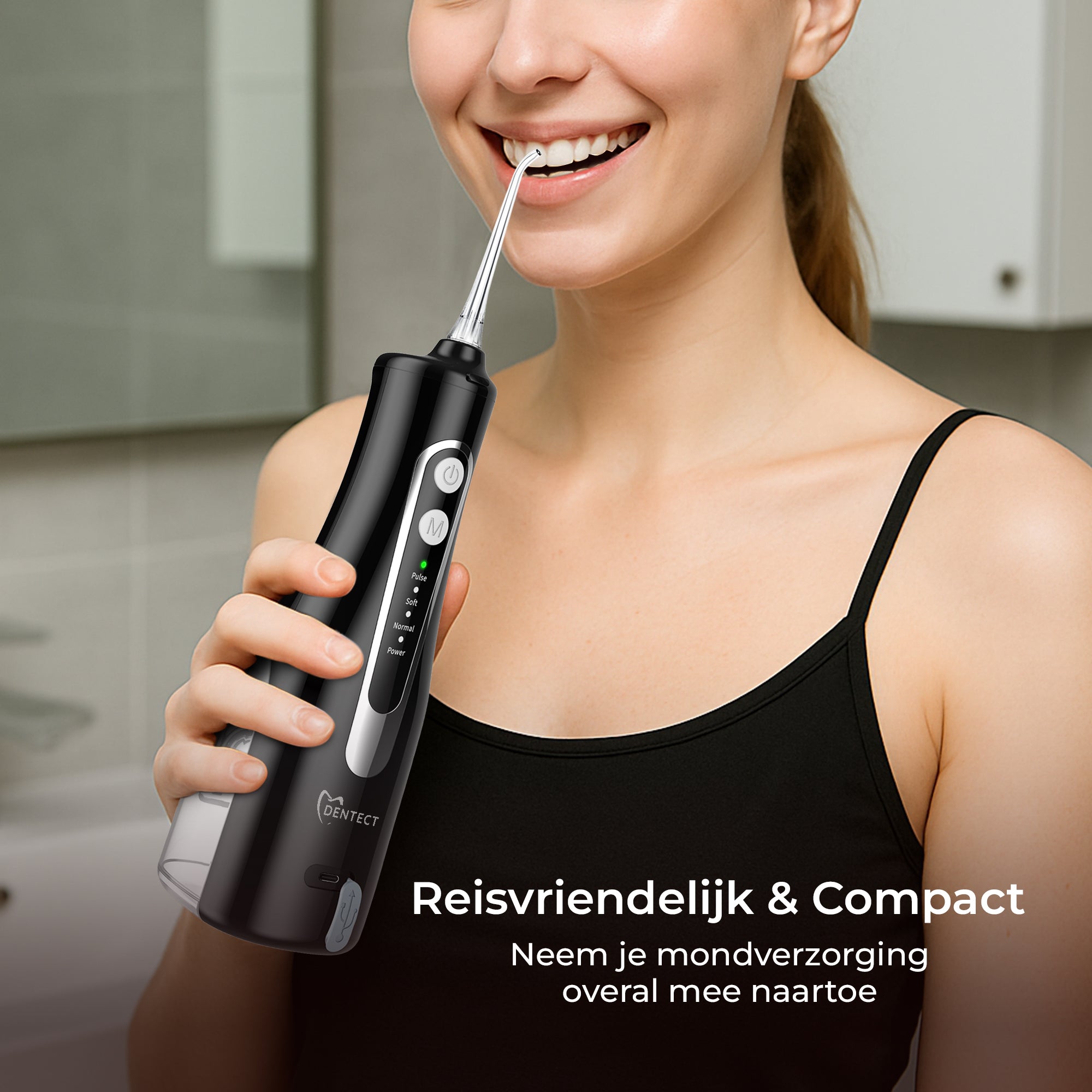 Dentect Waterflosser W500 Set - Inclusief Elektrische Tandenborstel