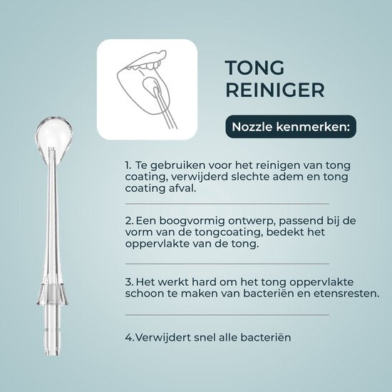 Waterflosser Opzetstukjes Dentect - 6 in 1