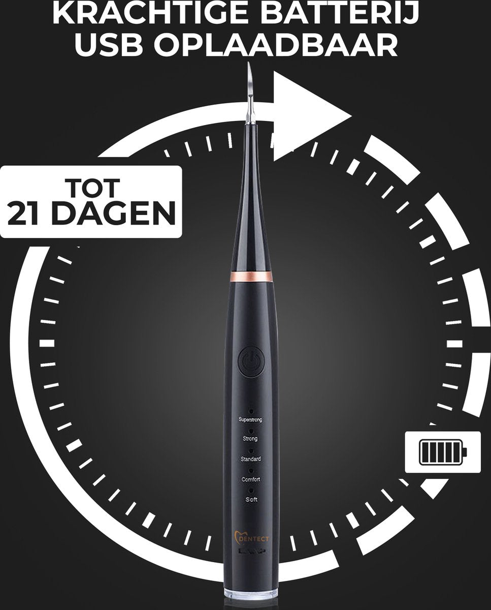 Dentect Elektrische Tandsteenverwijderaar - Zwart