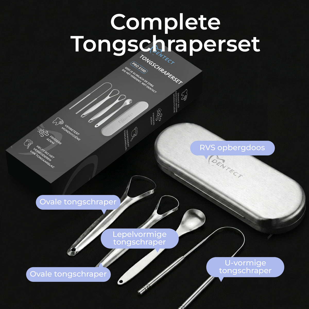 Dentect Tongschraper Set