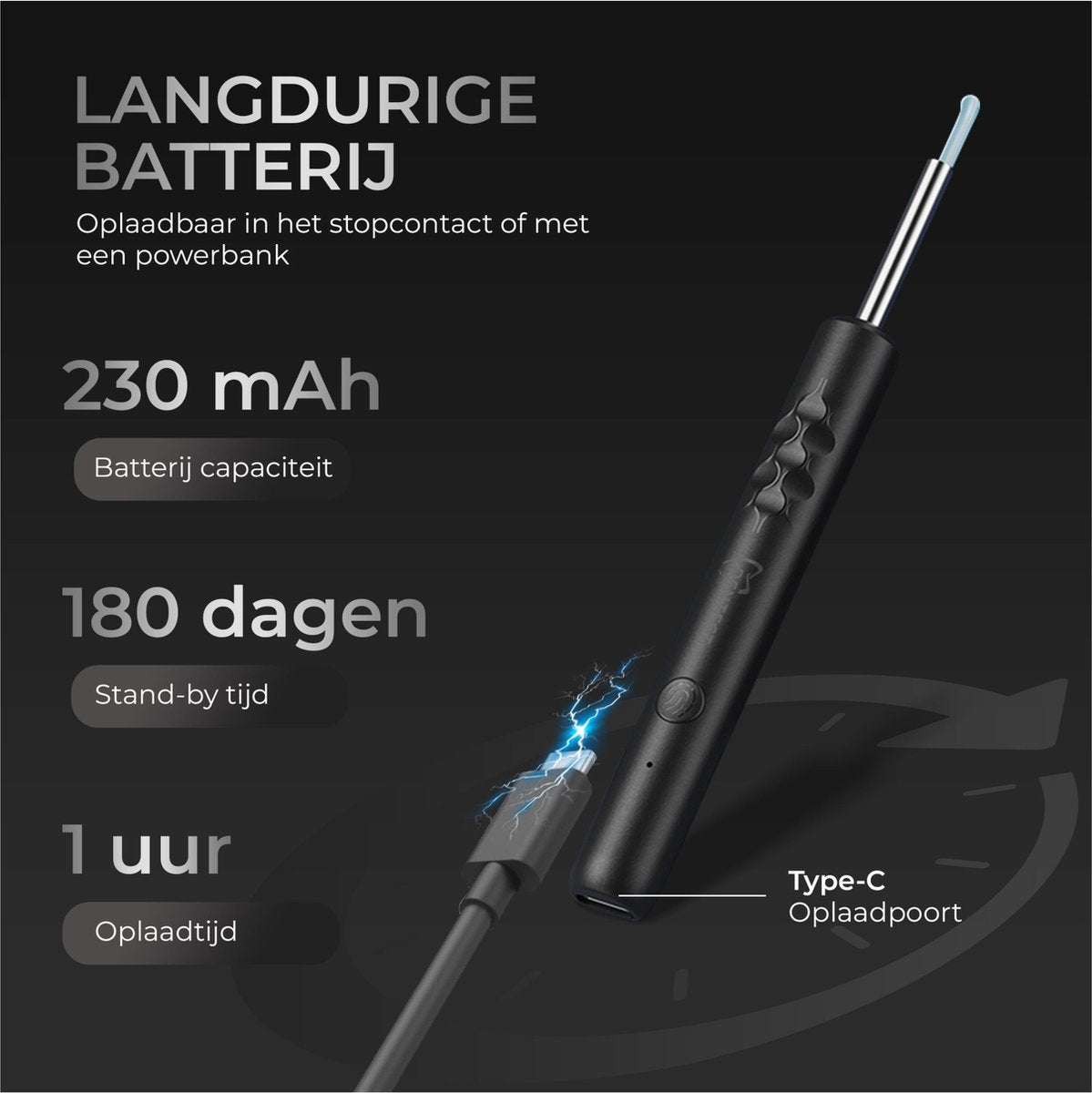 Dentect Oorsmeerverwijderaar met Camera