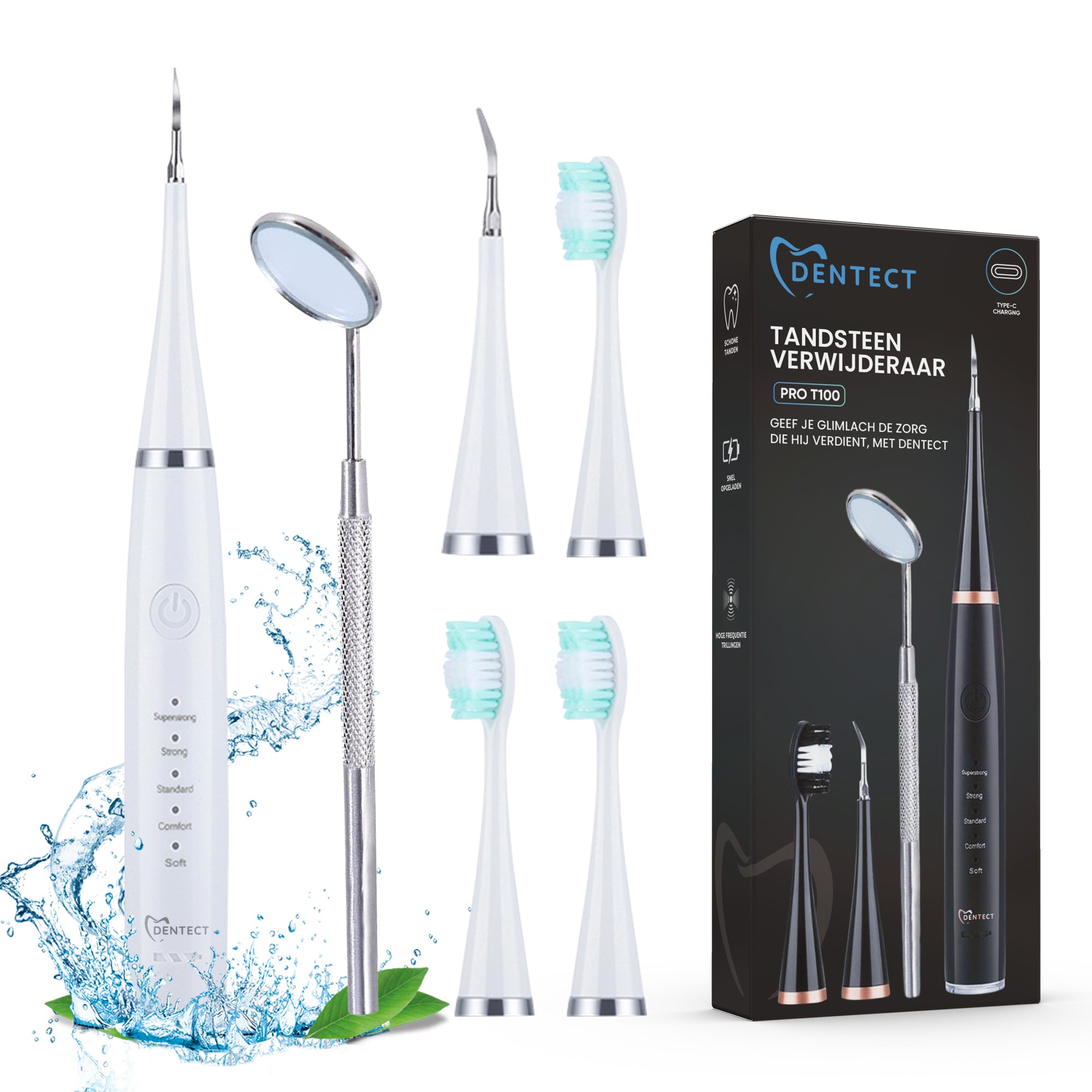 Dentect Elektrische Tandsteenverwijderaar - Wit